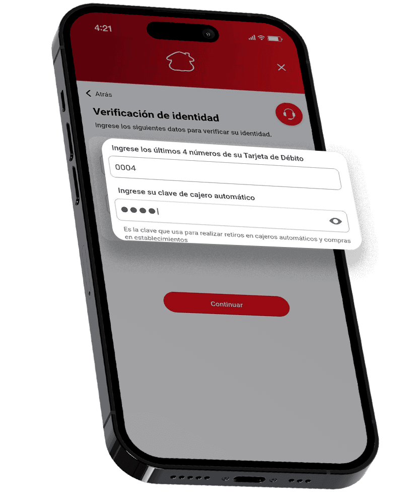 Confirme su Clave virtual